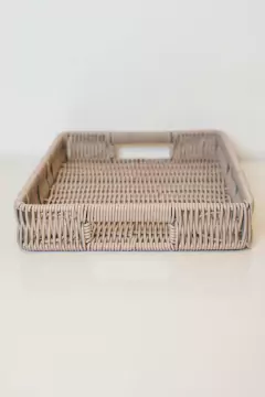 Imagen de SET x3 BANDEJAS "LAURA" RECTANGULARES DE PP CON ASAS