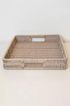 SET x3 BANDEJAS "LAURA" RECTANGULARES DE PP CON ASAS - tienda online