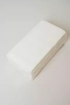 TOALLAS / SERVILLETAS SIMIL TELA PACK x25 BLANCAS