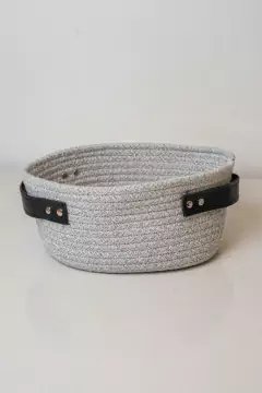 SET x2 CANASTAS "TAMAR" DE YUTE CON MANIJAS DE ECOCUEO - comprar online