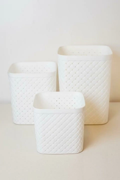 CESTO PAPELERO RATAN "L" - Marian Todo Organizado