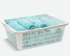 CANASTO "ALASKA" ALTO "L" CALADO BLANCO