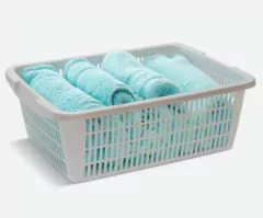 CANASTO "ALASKA" ALTO "L" CALADO GRIS