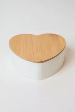 ORGANIZADOR DE ALHAJAS CON ESPEJO CORAZON BLANCO en internet