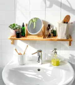 ESPEJO DE MESA PLASTICO OVALADO - tienda online