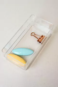 ORGANIZADOR DE ACRILICO "TRIBECA" RECTANGULAR "XS" LISO - Marian - Todo Organizado