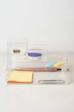 ORGANIZADOR DE ACRILICO "TRIBECA" RECTANGULAR L LISO