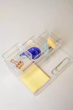 ORGANIZADOR DE ACRILICO "TRIBECA" RECTANGULAR "XS" LISO