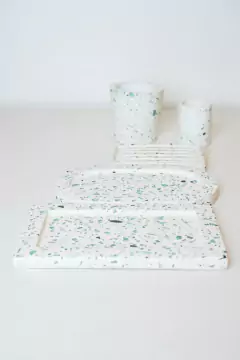 BANDEJA "TERRY" RECTANGULAR DE TERRAZO - Marian Todo Organizado