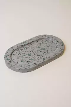 BANDEJA "TERRY" OAVALADA DE TERRAZO - tienda online