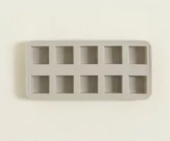 Imagen de HIELERA DE SILICONA "CELINE" VISON CLARO