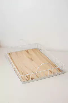 BANDEJA “FOLK” DE METAL "L" - Marian Todo Organizado