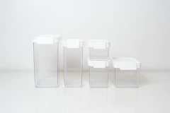 CONTENEDOR "AMALFI" HERMETICO DE ACRILICO "XL" CON TAPA - comprar online