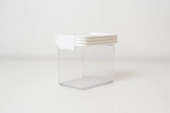 CONTENEDOR "AMALFI" HERMETICO DE ACRILICO "S" CON TAPA - comprar online