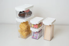 CONTENEDOR "AMALFI" HERMETICO DE ACRILICO "S" CON TAPA - comprar online