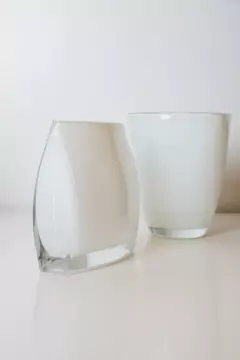Imagen de FLORERO "LLADRO VIP" GOTA DE VIDRIO PREMIUM BLANCO