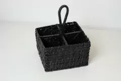 PORTA UTENSILLOS "BERNA" CUADRADO DE 4 CAVIDADES