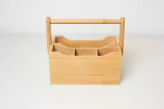 ORGANIZADOR "VALSEN" CUBIERTOS / UTENSILLOS “S” DE BAMBOO - tienda online