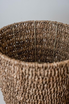 CESTO "GLAM" SEAGRASS REDONDO "S" ALTO en internet
