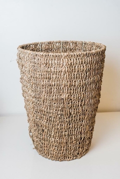 CESTO "GLAM" SEAGRASS REDONDO "S" ALTO