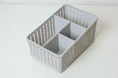 ORGANIZADOR "EILAT TRENZADO" CON 4 DIVISIONES - tienda online