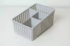 ORGANIZADOR "EILAT TRENZADO" CON 4 DIVISIONES - Marian Todo Organizado