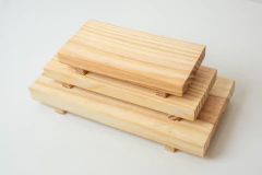 TABLA DE APOYO "WOODY" DE MADERA "L" - Marian Todo Organizado