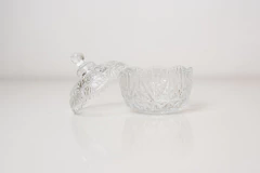 Imagen de BOMBONERA / CARAMELERA DE VIDRIO CON TAPA