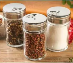 ESPECIERO DE VIDRIO "SPICY" VIP CON TAPA DE ACERO - comprar online