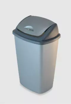 CESTO DE RESIDUOS CON TAPA VAIVEN 25 LITROS