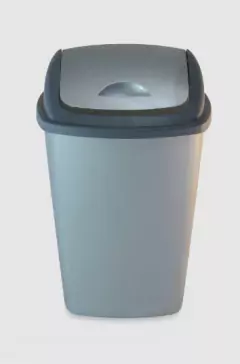 Imagen de CESTO DE RESIDUOS CON TAPA VAIVEN 25 LITROS