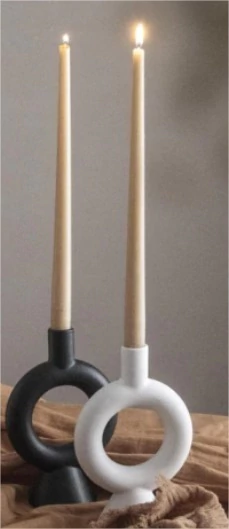 CANDELABRO DE CERAMICA "DUNY" CHICO - tienda online