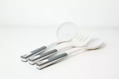 CUCHARON "SILVI" BLANCO CON GRIS - tienda online