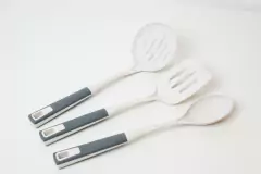 ESPATULA REDONDA "SILVI" CON MANGO GRIS - Marian Todo Organizado