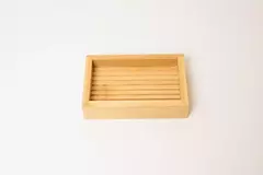 JABONERA RECTANGULAR "VALSEN SQUARE " RAYAS BAMBOO - comprar online