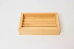 JABONERA RECTANGULAR "VALSEN SQUARE " RAYAS BAMBOO