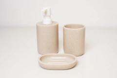 SET x3 PARA BAÑO "CAROL" POLYRESIN en internet