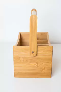Imagen de ORGANIZADOR "VALSEN" CUBIERTOS / UTENSILLOS “L” DE BAMBOO