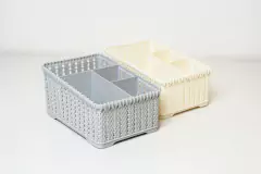 ORGANIZADOR "EILAT TRENZADO" CON 4 DIVISIONES - tienda online