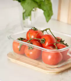 CONTENEDOR DE VIDRIO "VALSEN" HERMETICO CON TAPA DE BAMBOO "XL" 1520ml