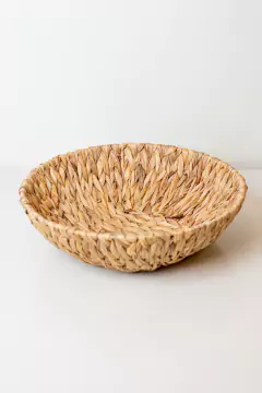 FUENTE "ZUMAYA" REDONDA "XL" DE FIBRAS NATURALES 34cm - comprar online