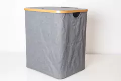 CESTO LAUNDRY DE TELA "PERSA" CON TAPA PARA ROPA en internet