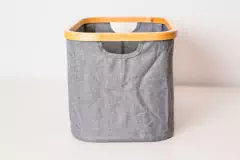 CESTO / CANASTO DE TELA "PERSA" NORDICO "S" SIN TAPA