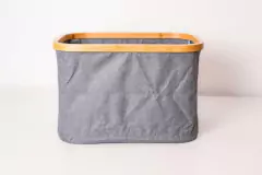 CESTO / CANASTO DE TELA "PERSA" NORDICO "S" SIN TAPA - Marian Todo Organizado