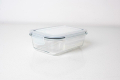 CONTENEDOR HERMETICO "CUCINA" DE VIDRIO "XS" CON TAPA CON SILICONA