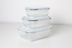 CONTENEDOR HERMETICO "CUCINA" DE VIDRIO "XS" CON TAPA CON SILICONA en internet