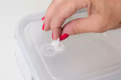 CONTENEDOR HERMETICO "CUCINA" DE VIDRIO "XS" CON TAPA CON SILICONA - comprar online