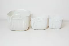 CANASTO "EILAT" TRENZADA "M" CON ASAS - comprar online