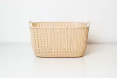 CANASTO "EILAT" TRENZADA "M" CON ASAS