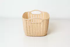 CANASTO "EILAT" TRENZADA "M" CON ASAS - comprar online